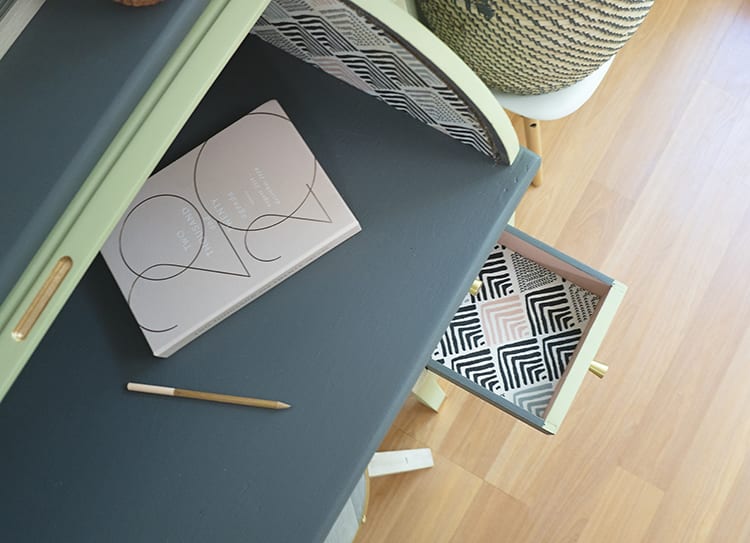 How to Refinish a Vintage Roll Top Desk Makeover Before and After