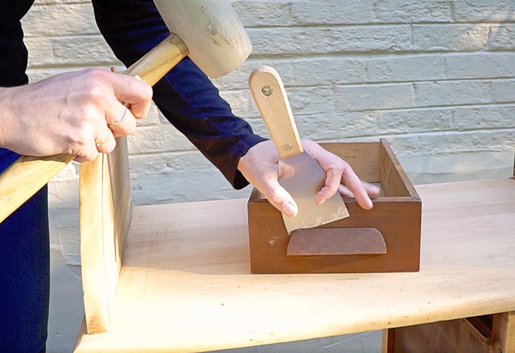 How to Remove a Glued on Drawer Handle