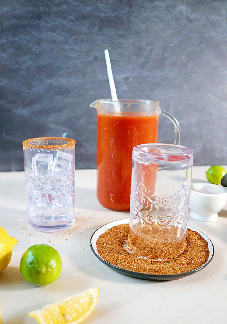 Homemade Spicy Recipe for Bloody Mary Mix Shrimp Salad Circus