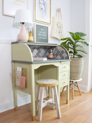 Vintage Roll Top Desk Makeover With the BEHR® Color of the Year thumbnail