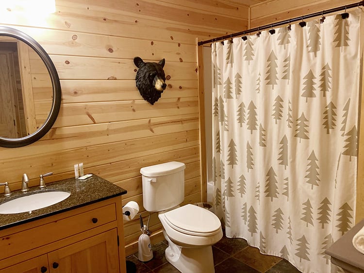 Cabin Bathroom for Kids