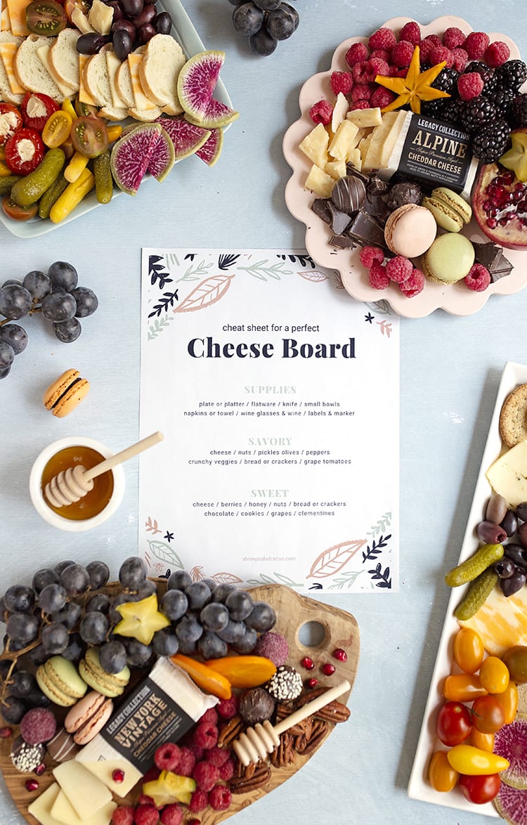 Free Printable for Simple Cheese Platter Ideas How To