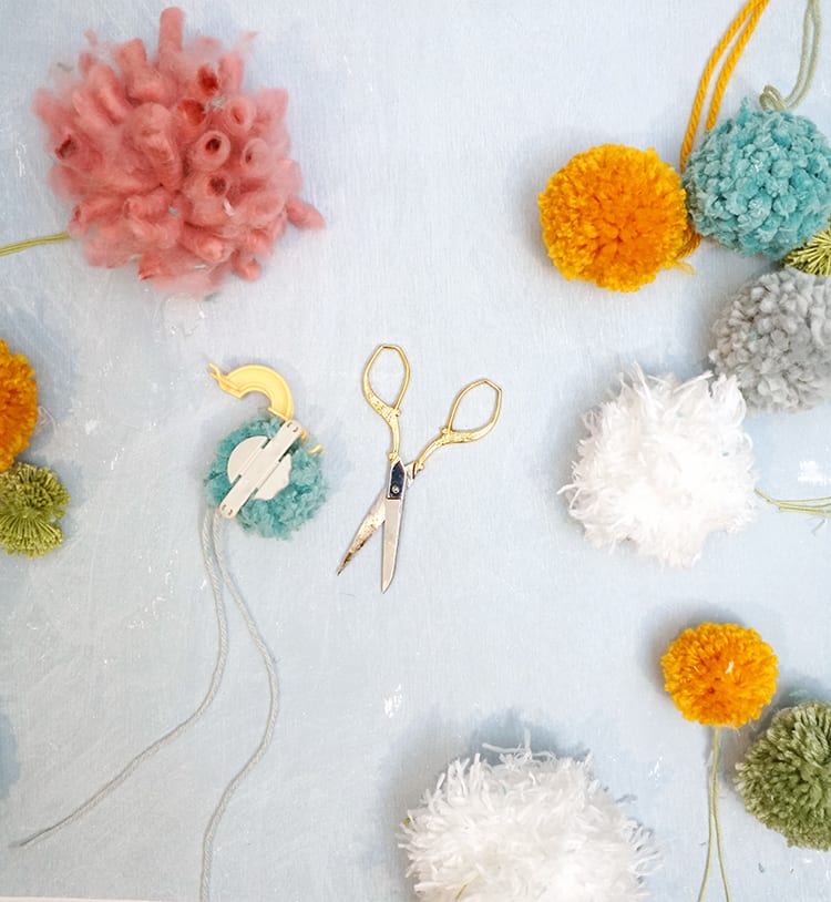 How to Make a Wreath Step by Step - Making Pom Poms