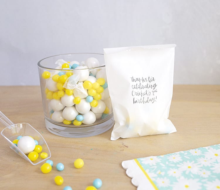 First birthday party sales favor ideas homemade