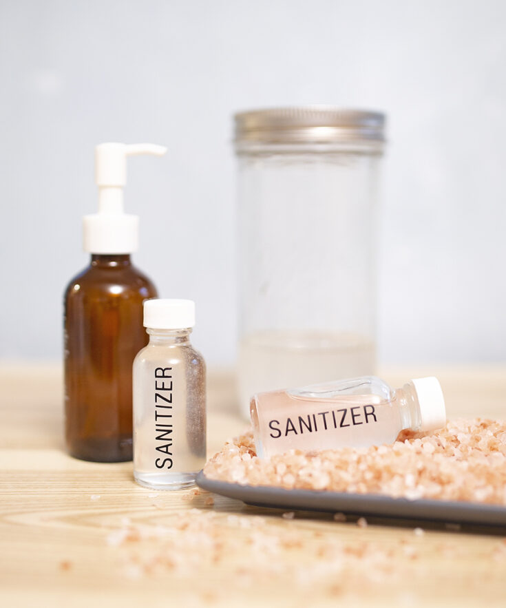 Two-Ingredient All Natural Gel DIY Hand Sanitizer Recipe