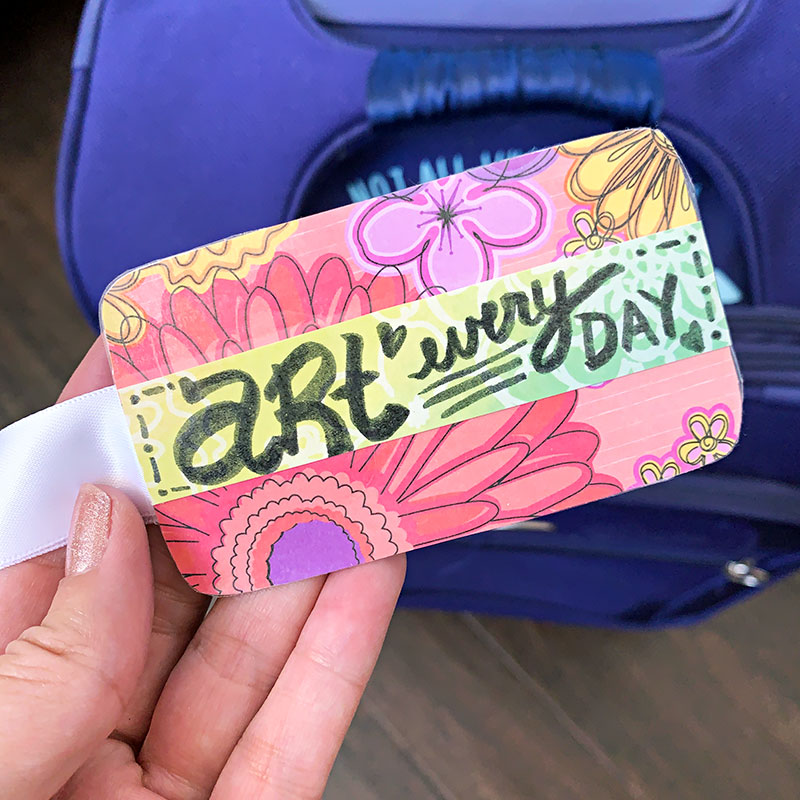 Easy DIY Luggage Tags