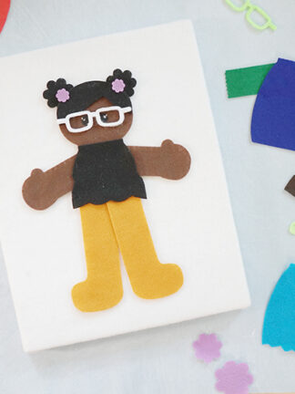 DIY Multicultural Dolls – Felt Figures for Felt Board Play Set thumbnail